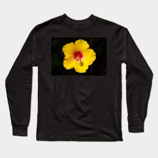 Yellow hibiscus Long Sleeve T-Shirt